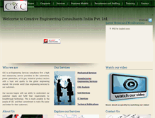 Tablet Screenshot of creativeengg.co.in